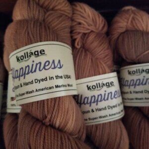 Lot of Ten Hanks Kollage Happiness 100% Fine Super-wash American Merino Wool